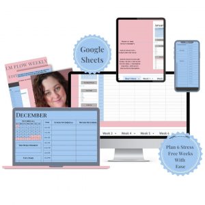Calm Weekly Planner For Busy Mums